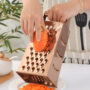 Gold Multi-functional Grater Potato Masher